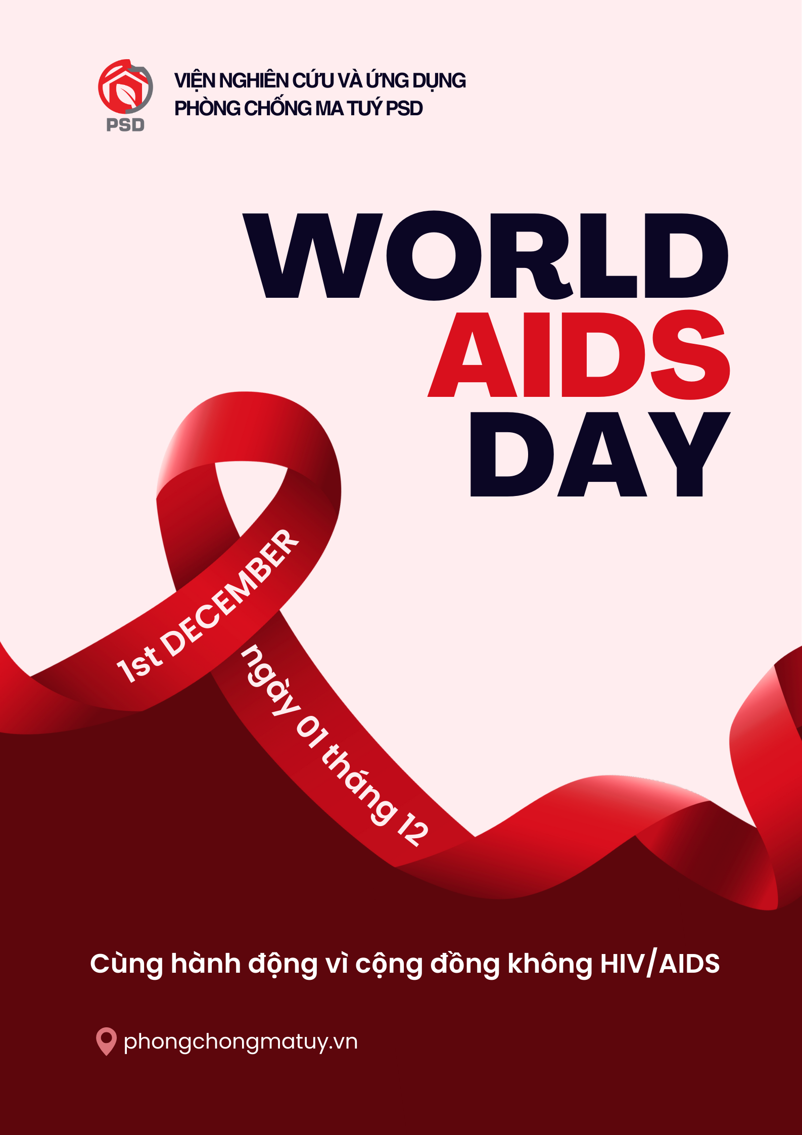 Cùng hành động vì cộng đồng không HIV/AIDS